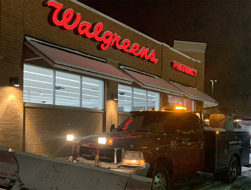 Walgreens Parking Lot Snow Removal