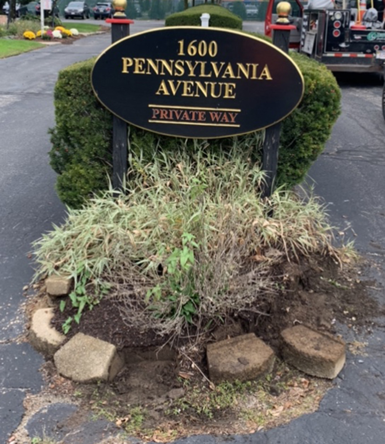 Landscape Construction, Retaining Wall. Before and After.